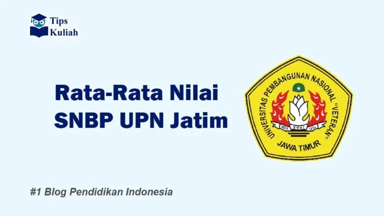 Nilai SNBP UPN Jatim