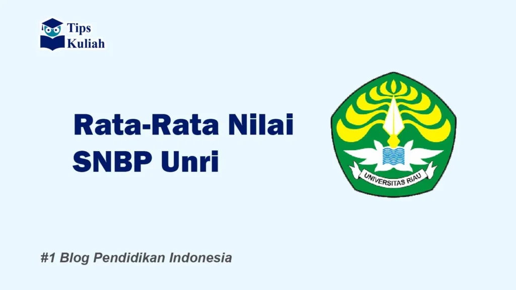 Rata rata nilai snbp unri